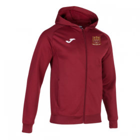 Mossley Hockey Club Joma Menfi Full Zip Hoodie Burgundy